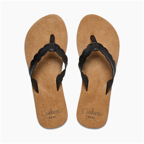 Women's Cushion Celine Sandals in Black/Tan 